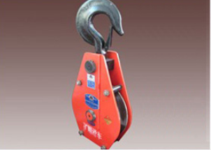 如何將鋼絲繩纏繞在單輪起重滑車