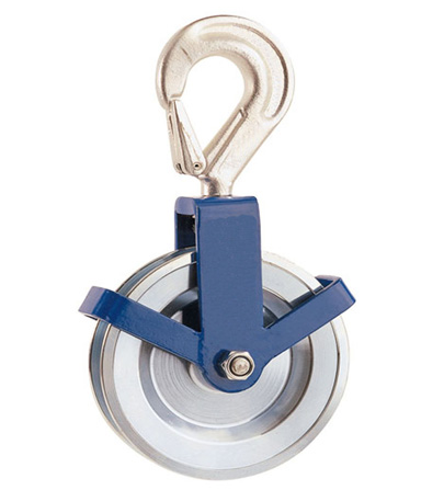 建筑用吊滑輪不脫繩的秘密