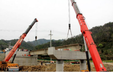 G205國道休寧金莊橋吊裝使用起重滑車