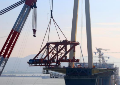 珠海金海大橋架梁吊機(jī)吊裝使用起重滑車