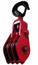 起重滑車的吊鉤一定要定期除銹