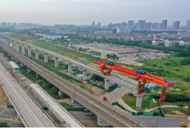 南沿江城際鐵路引入江寧站站場(chǎng)改造工程全面完工