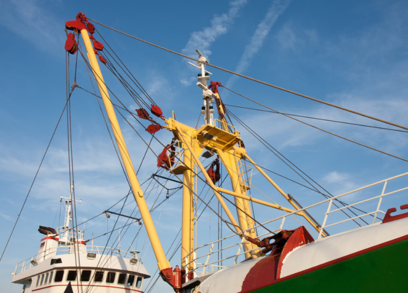 貨船重物起吊使用船用起重滑車