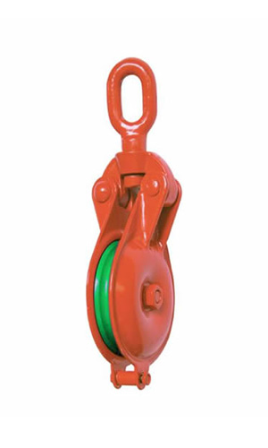 成華牌YBO橘紅色輕型滑輪旋轉(zhuǎn)環(huán)單輪