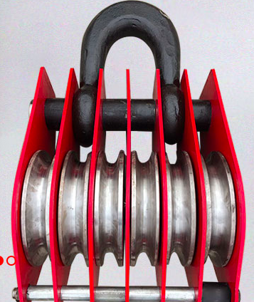 橋梁施工使用起重滑車